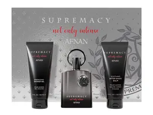 Afnan Supremacy Not Only Intense Gift Set for Men – EDP 100ml + Shower Gel 150ml + Deo Stick 75ml