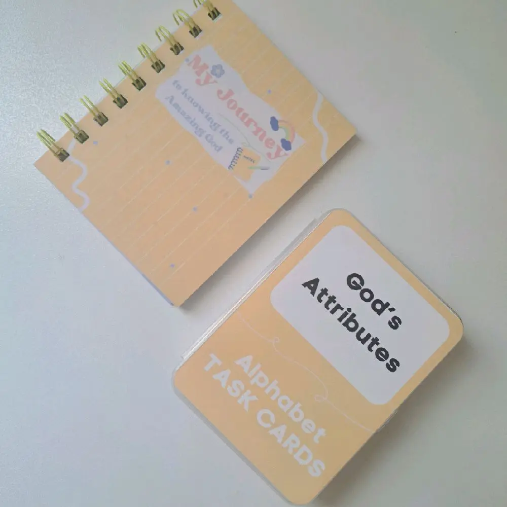 Kids Journal God's Attribuites and Task Card Set Bundle