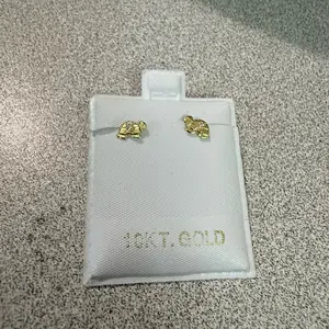 10K Gold Turtle Stud Earrings – Small Cute Turtle Earrings