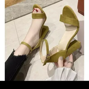 Sandal High Heels Fashion Elegant Women  Walking Shoes
