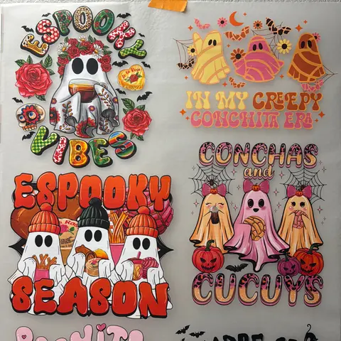Latina spooky dtf Gangsheet