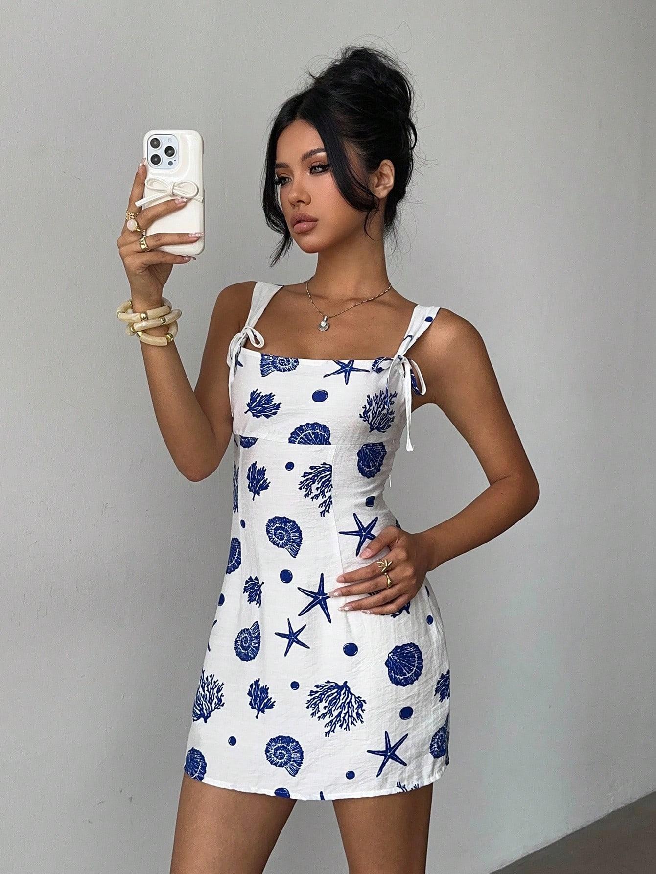 VYNCE Y2K Plaid Mini Camisole Dress Red White Bodycon Cute Pink Casual Summer Outfit Going Out Party Dress