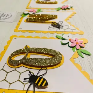 BEE Themed Birthday, Baby Shower, Name and Age Banner; Mama To Bee Banner; Bumble Bee Banner; Buzz Banner