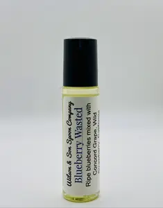 Blueberry Wasted Body Oil Roll on 10 ml - Juicy Blueberries, Concord Grapes, Wild Strawberries, California Lemons & Turbinado Sugar