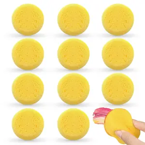 PotterySponge Pro 12-Pack Pottery Sponges for Ceramic, Painting, Car Waxing, & More, Tack Sponges with Durable Texture