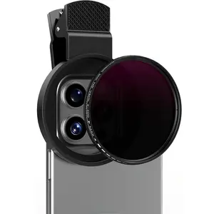 52mm Clip-On CPL Camera Lens Filter-Ultra-Thin Circular Polarized Filter, Enhance Color Saturation And Reduce Glare, Portable And Removable, Smartphone Photography, Sleek Filter Design