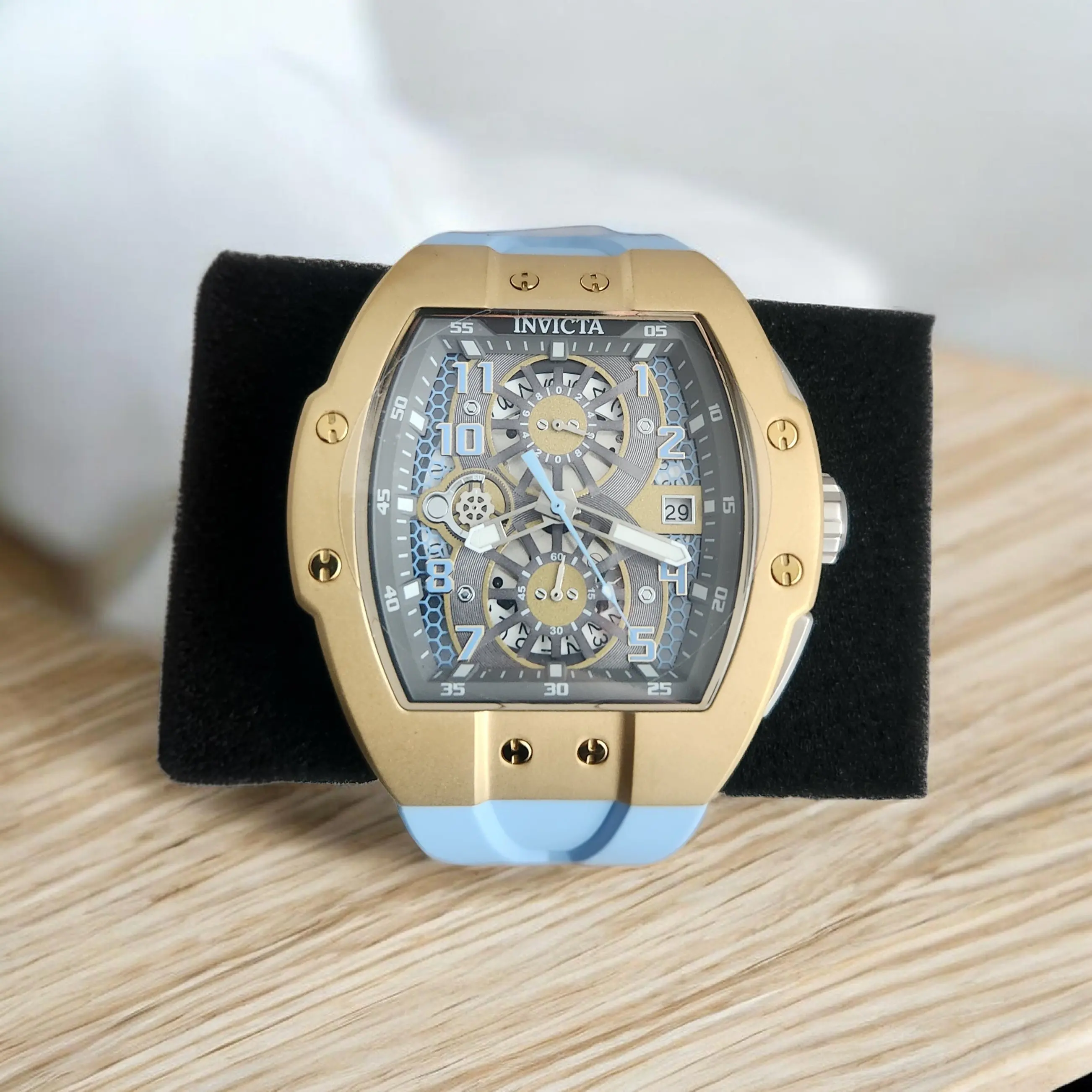 Invicta Racing Pitlane Men's Watch - 47mm, Light Blue