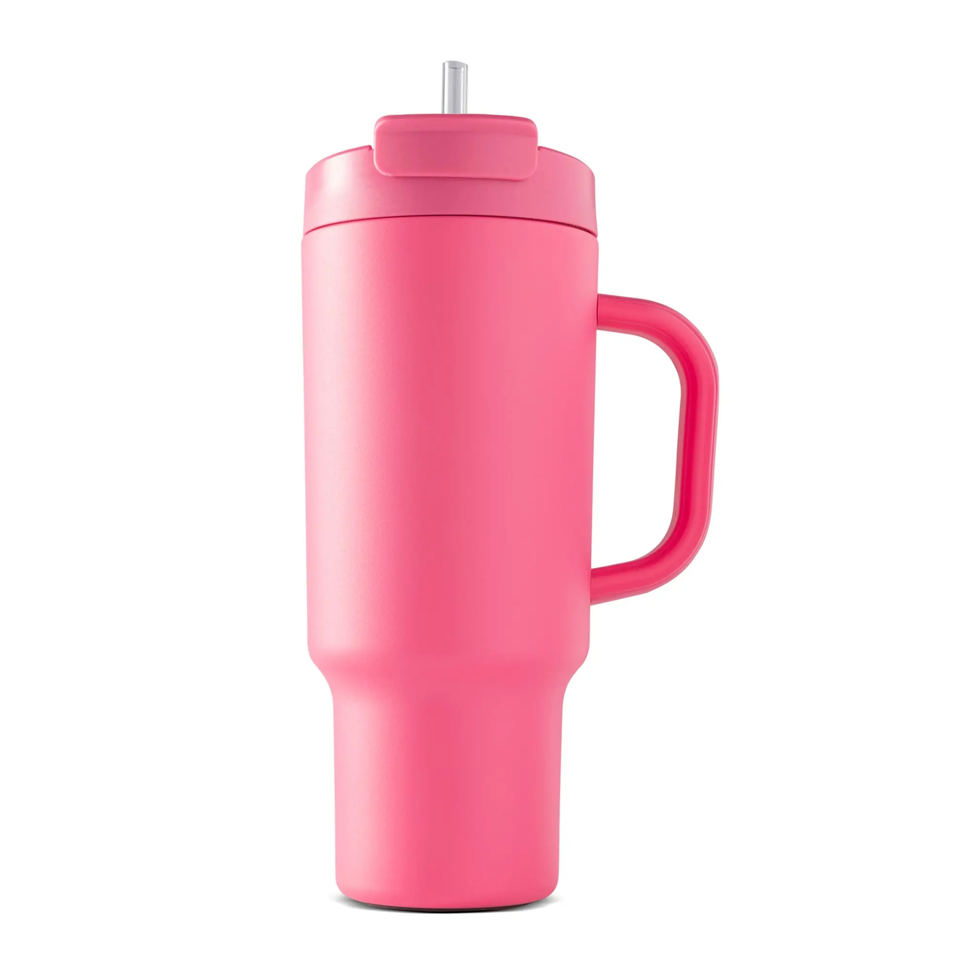 Stainless Steel Hudson Tumbler with Straw 40 fl oz, Pink Water Bottles