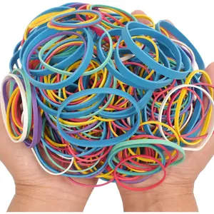 Rubber Bands Assorted Multicolor 0.5 lb/227g Size #64 #33 #16 Rubber Bands for Office Supplies Home Money Elastic Bands