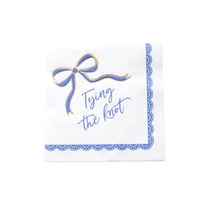 TYING THE KNOT COCKTAIL NAPKINS
