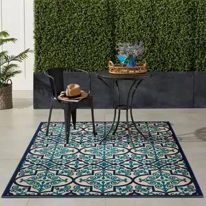 Nourison Aloha Moroccan Trellis Outdoor Area Rug