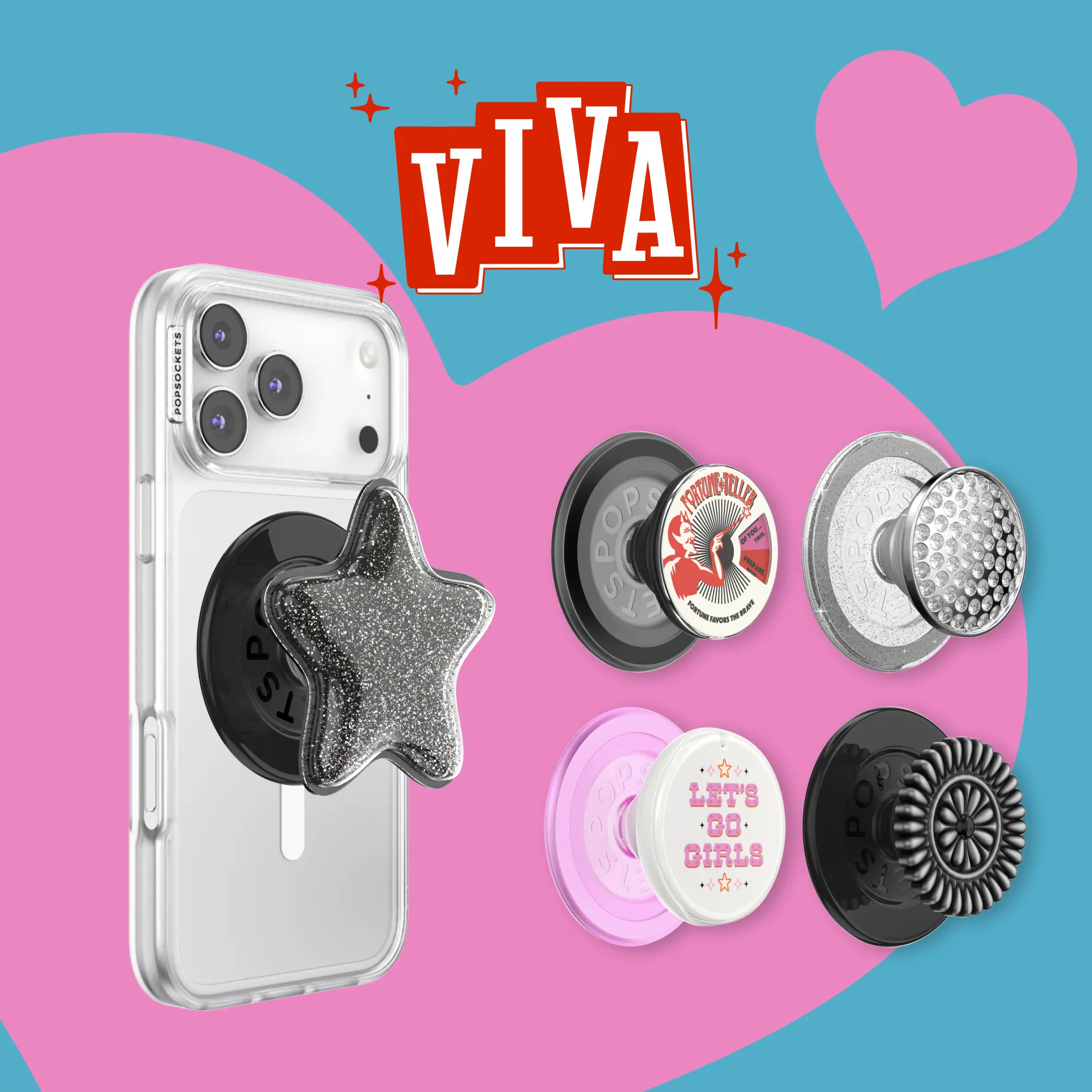 Viva PopGrip for MagSafe - Magnetic Phone Grip and Phone Stand - PopSockets Viva PopGrip for MagSafe - Magnetic Phone Grip and Phone Stand - PopSockets
