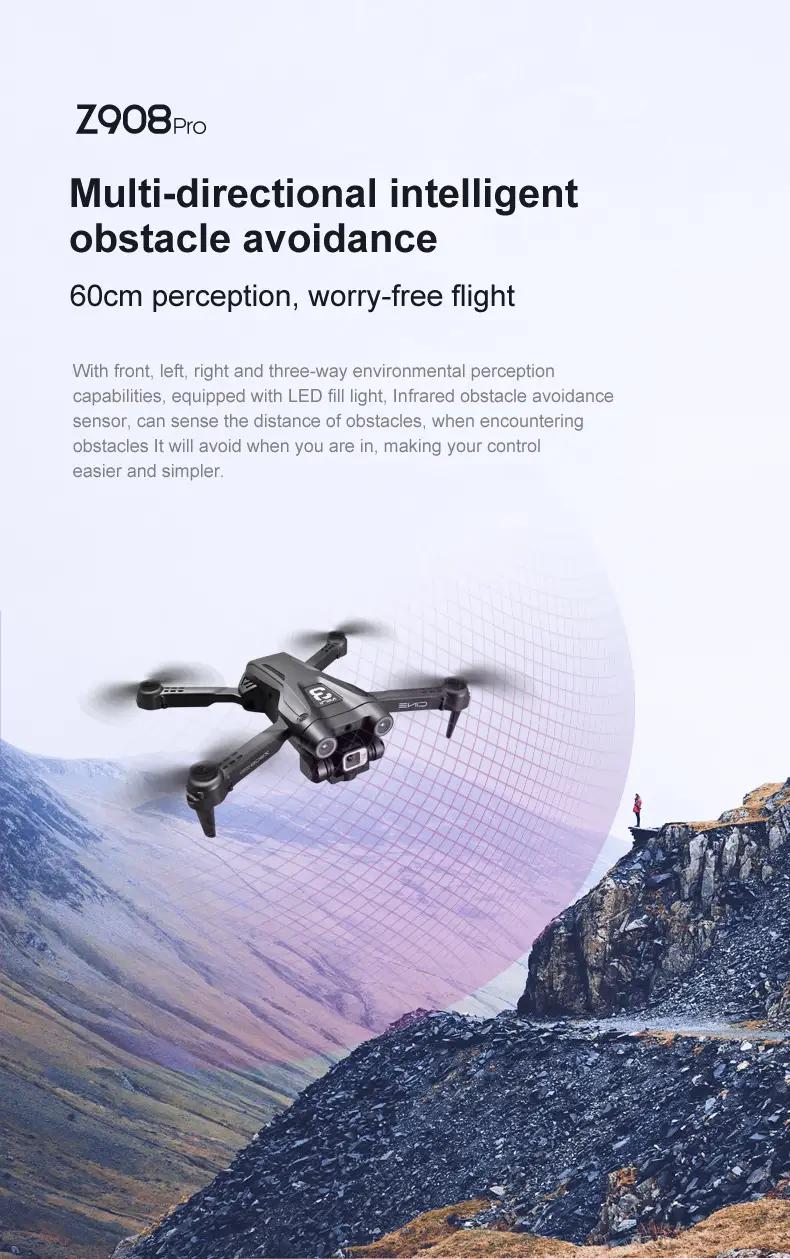Z908Intelligent Obstacle Avoidance Security Drone - Reliable Flight Escort for Stable Aerial Shots
