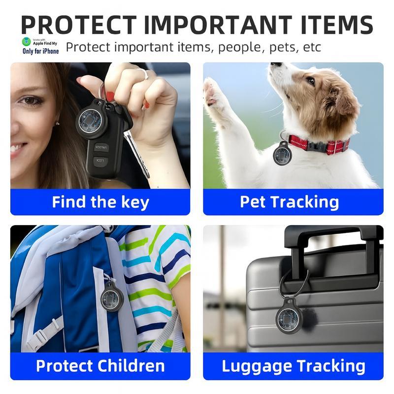 GPS Tracker for Car Mini Trackers Device with Weatherproof Magnetic Case No Monthly Fee Best Hidden GPS Trackers Anti-lost Device Works with Apple Find My Fathersdaygift