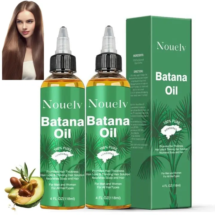 Batana Hair care oil for Smoothing Frizzand Split Ends, Natural Raw Batana Oil Organic Hair Oil From Honduras, Promotes Hair Thickness and improve Damaged Hair