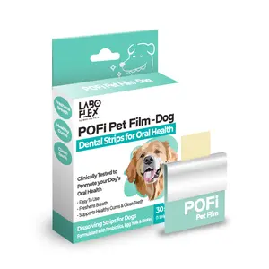 LaboFlex Pofi Pet Oral Health Dental Strip for Dogs - 30 Oral Strips