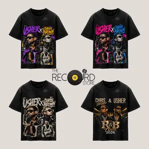 [Collection] The R&B Tour 2026 - Raymond & Brown Graphic Tee Premium Washed Cotton T-Shirt, R&B Music Duo Graphic Tee, Urban Hip Hop Soul Streetwear Shirt, Concert Tour Merch, Gift for Breezy R&B Fans, Vintage Music Tee