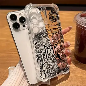New rapper Nathanael Cano logo phone case for iPhone 17 16 15 14 13 12 11 Pro Max X XR XSMAX 8 54 Plus drop-proof transparent soft back cover