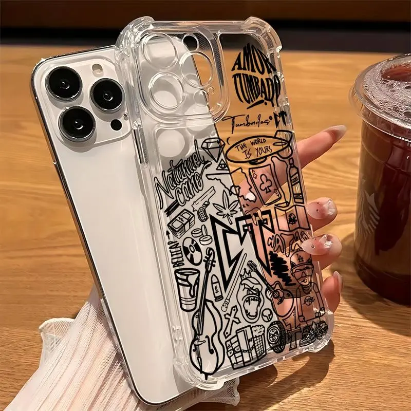 New Rapper Nathanael Cano Logo Smartphone Casing - Drop-Proof Transparent Soft Back Cover for iPhone 17,16,15,14,13,12,11 Pro Max,X,XR,XS Max,8,5.4 Plus Handheld Cellphone Devices
