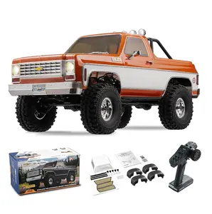FMS 24 proportions  FCX24S Chevrolet K5 Blazer S RTR, Rc Model Car, Remote Control Car,RC truck,  RC buggy, RC crawler, RC racing car, hobby RC car, electric RC car,RC car for boys, adult hobby RC car, indoor RC car, outdoor RC car,Christmas gift RC car