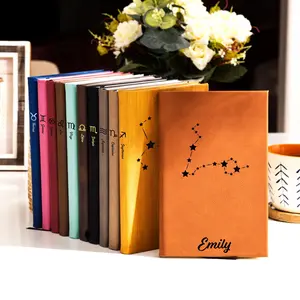 Astrology Journal, Constellation Gifts, Personalized Journal, Leather Journal, Custom Notebook Cover, Zodiac Sign Gift,  Engraved Journal, Custom Notebook, Grimoire Dream Journal, Gift for Her, Birthday Astrology Gifts, Personalized Hardcover Journal
