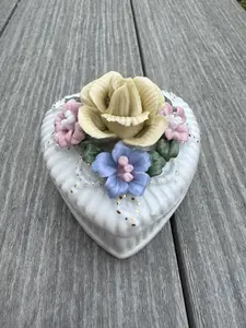 Heart Ceramic Jewelry Holder