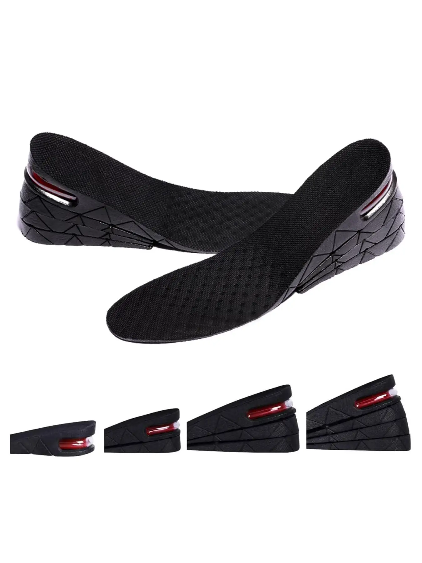 1 Pair Invisible Heightening Insole, Comfortable Heightening Insoles, Shoes Accessories for Men & Women