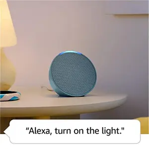 Echo Pop (newest model), Our smallest speaker, Designed for Alexa+, Fits in any room, Charcoal