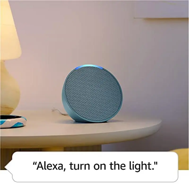 Echo Pop (newest model), Our smallest speaker, Designed for Alexa+, Fits in any room, Charcoal