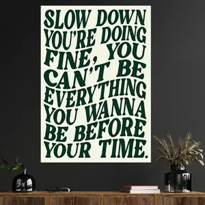 Fashion Positive Atmosphere Wall Art, Home Decor Poster, Minimalist Design Lover Unique Gift Creative, Stylish Room Decoration