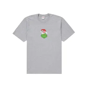 Supreme Men's Grinch Tee Heather Grey, from StockX