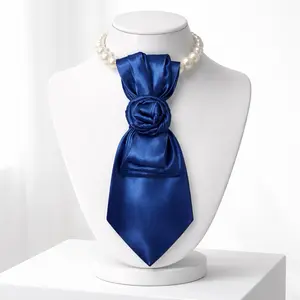Blue Rose Twisted Tie