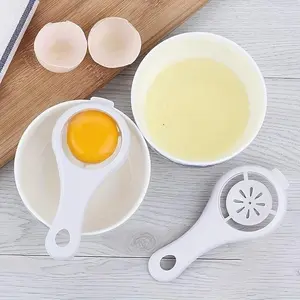 [Egg White Separator] 1pc/3pcs Egg White Separator, Egg Yolk Separator, Egg White Filter, Plastic Egg White Strainer, Kitchen Cooking Egg Separator, Kitchen Gadget, Kitchen Tool, Back to School Supplies