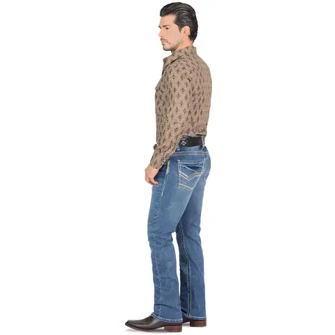 LAMASINI Cowboy Heavy Denim Jeans LM9051 For Men