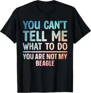 Funny Beagle Design For Men Women Hound Beagle Dog Lovers T-Shirt Graphic tees Casual Cotton