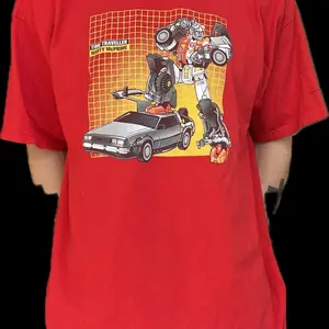 Y2K/90s Style Transformers X Back To The Future vintage t-shirt
