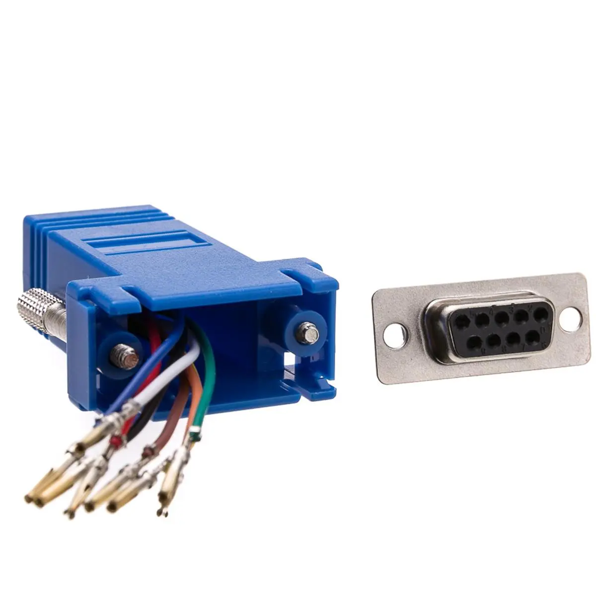 Cable Wholesale  DB25 Male to RJ45 Modular Adapter - Black