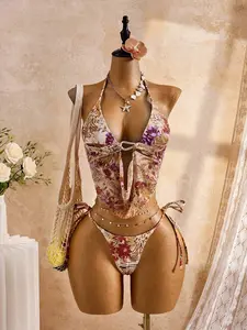 2026 New Women's Swimwear ArrivalFor School, Suitable For Holiday, Date, Afternoon Tea, Western, Cruise, Beach, Island, Road Trip, All Seasons, Music Festival, Boho Vacation, Bohemian Vacation, Chill Autumn , Western Boho , Elegant Tops Fo