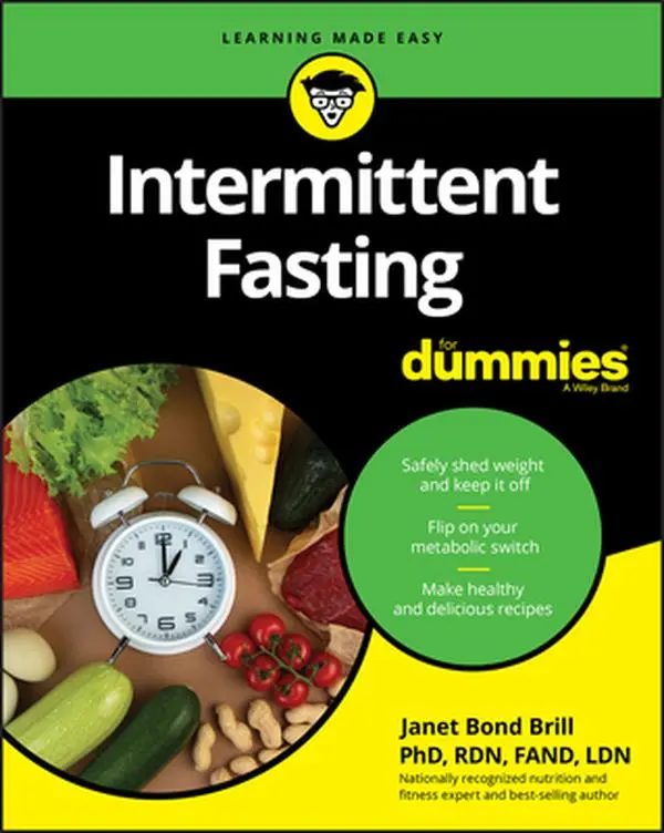 Used Book - Intermittent Fasting for Dummies (Paperback) by Janet Bond Brill - English, Healthy Fitness Guide with Evidence-Based Advice for Belly Fat Loss & Boosting Psychological Well-Being, Brill, Janet Bond