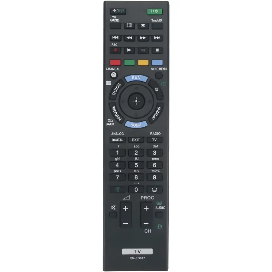 Besia M-ED047 IR Wireless Plug-and-Play TV Remote Control Accessories, Replacement for Sony HDTV Models KDL-22BX320, KDL-22BX321, KDL-32BX320, KDL-32BX321, KDL-40R350B, KDL-40HX751, XBR-49X850B, XBR-55X850B, XBR-55X900B, KDL-46R453