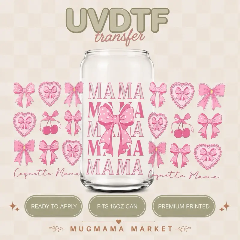 Mama Mini - DTF 16oz Can wrap