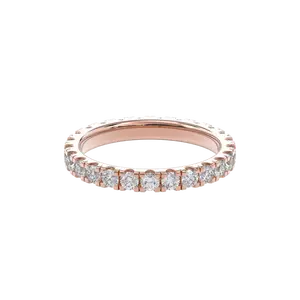 Wedding Bands Enternity Band 2.8mm•Rose Gold