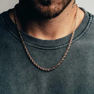 Rose Gold Rope Chain (3mm)