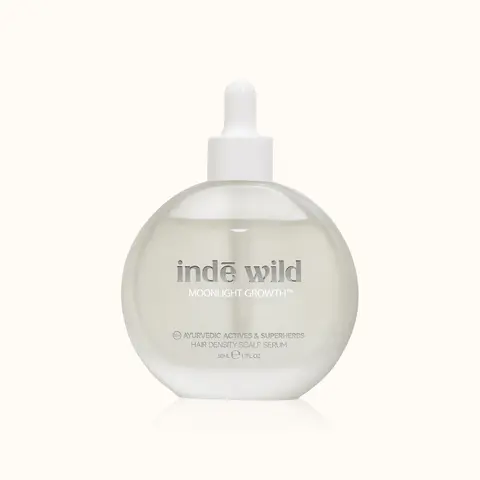 Indē Wild Moonlight Growth Scalp Serum | Hair Growth & Hair Density Serum with Ayurvedic Actives & Superherbs | Thicker Fuller Looking Hair | Scalp Treatment for Hair Fall & Hair Thinning | 50ml