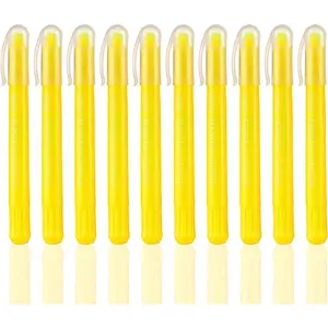 -  Highlighters No Bleed, Gel Highlighters,  Markers for Study Journaling Supplies Pack of 10 Yellow