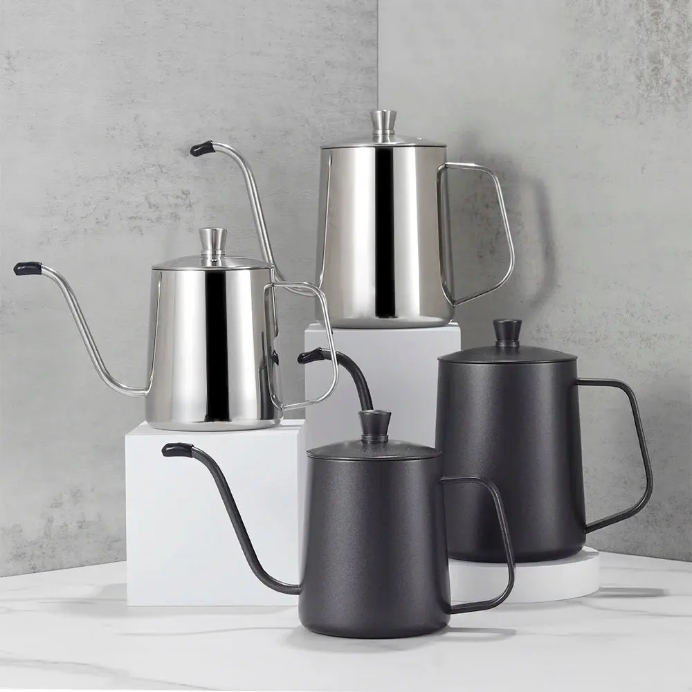 Stainless Steel Gooseneck Drip Kettle - 350ml (12oz) & 600ml (20oz) - Non-stick Coating