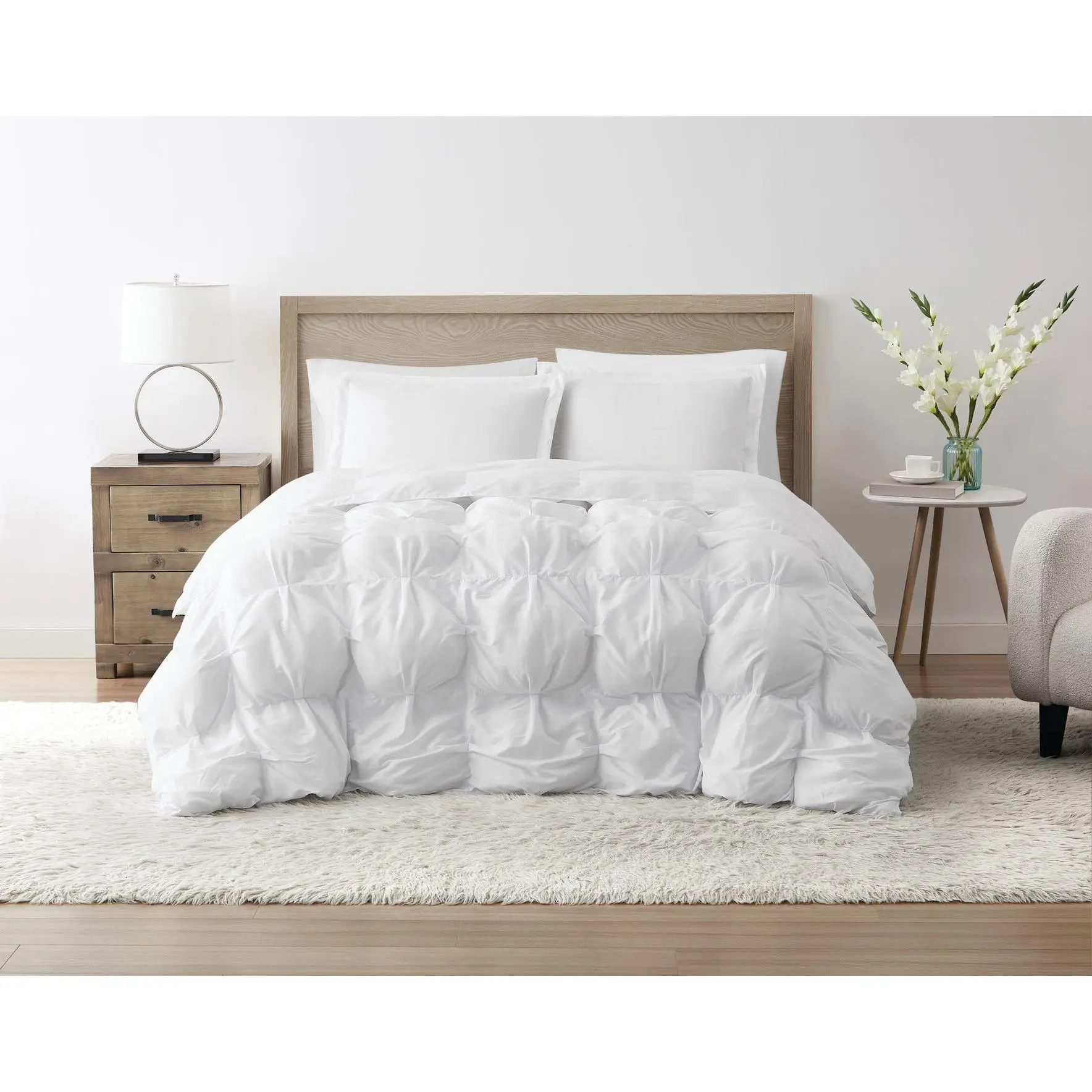Truly Soft Oversized Puffer Full/Queen 3pc Comforter Set