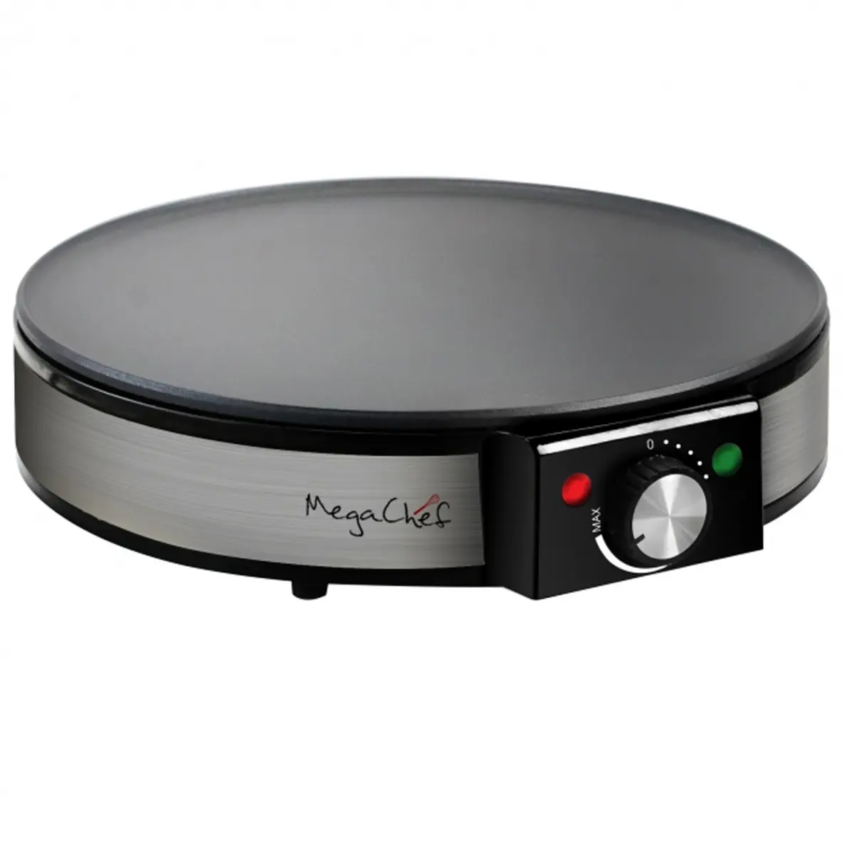 Megachef MC-2900PM Nonstick Crepe & Pancake Maker - Large Hot Plate Breakfast Griddle, Kitchen Nonstick Baking Sets Home Appliances with Easy Flipping and Molding