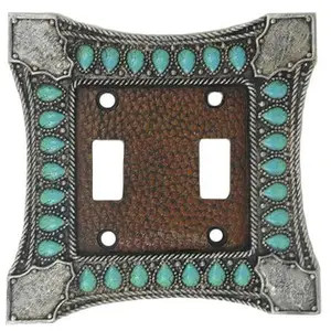 Turquoise Double Switch Wall Plate