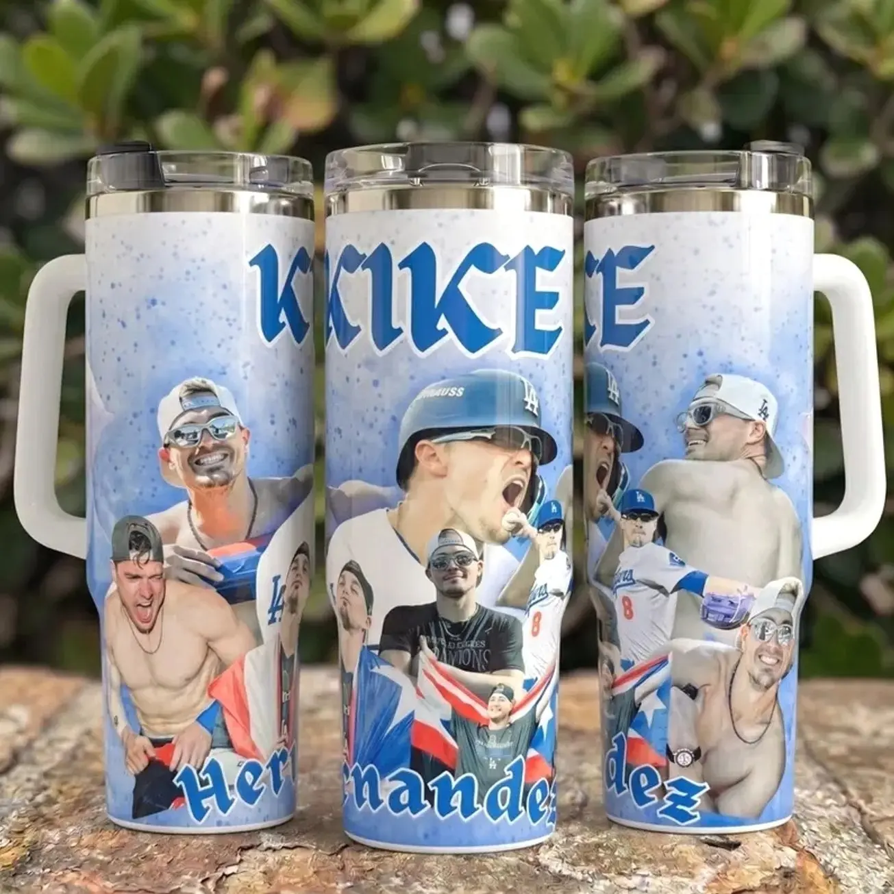 Kiké Hernández Baseball Tumbler Collection, Insulated Travel Mug, Sports Fan Gift
